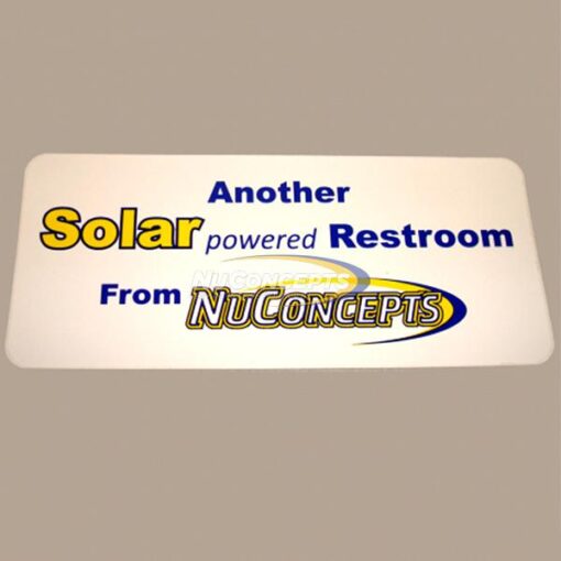 Another Solar Powered Restroom From NuConcepts