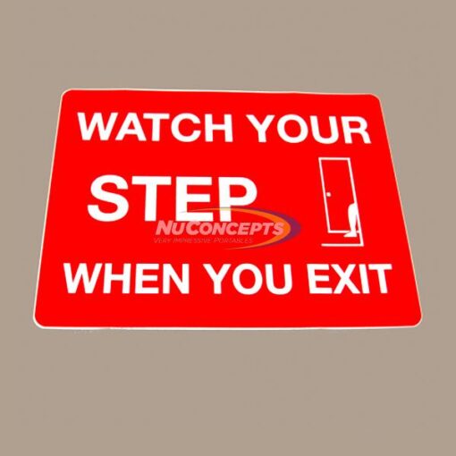 Watch Your Step When You Exit