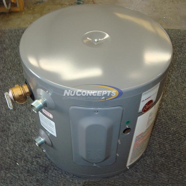 Hot Water Heater Electric, Rheem/6 Gallon/110V