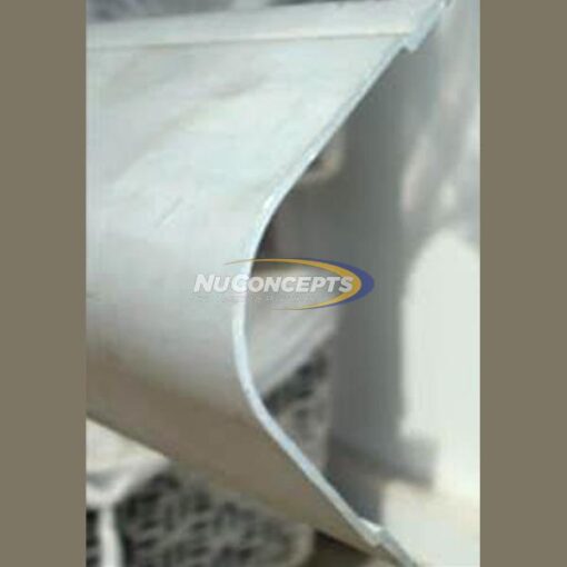 Rounded Aluminum Corner Cap