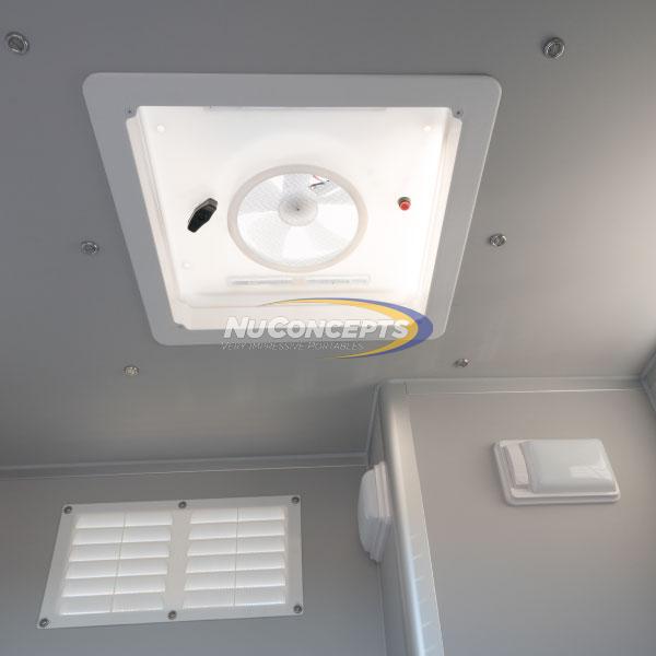 VIP Portable Restroom Ceiling