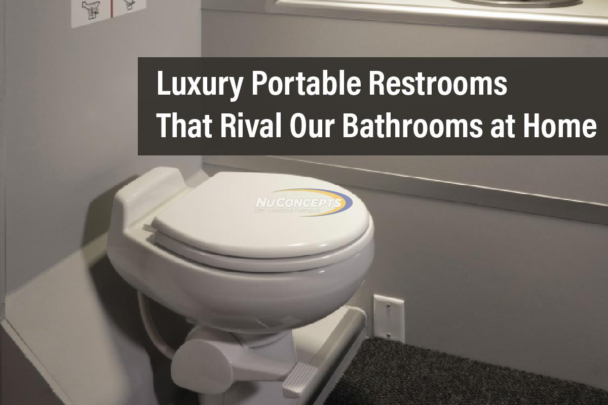 Luxury portable toilet